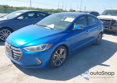 2017 Hyundai Elantra Limited from USA, damaged, VIN 5NPD84LF5HH042051